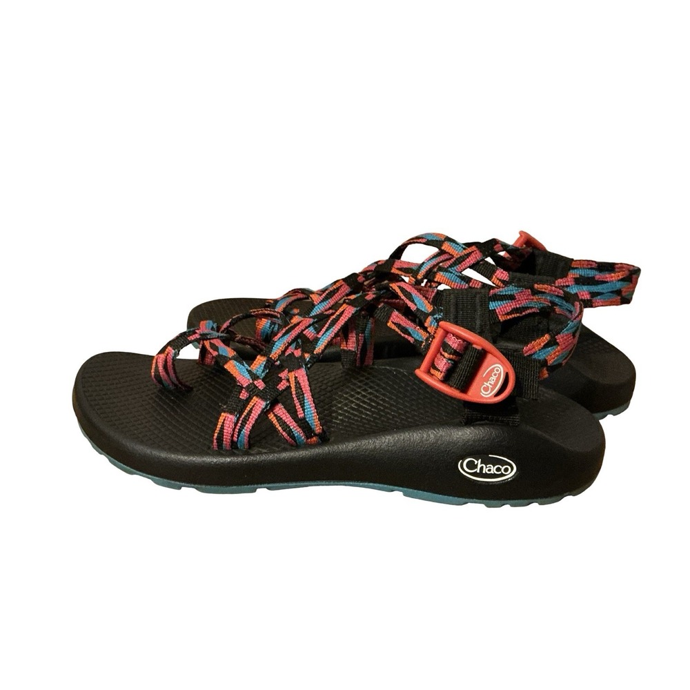 Chaco‎ ZX2 Classic Women's Sandals Band Magenta Rose J107210 Sz 9 EUC READ - Picture 10 of 13